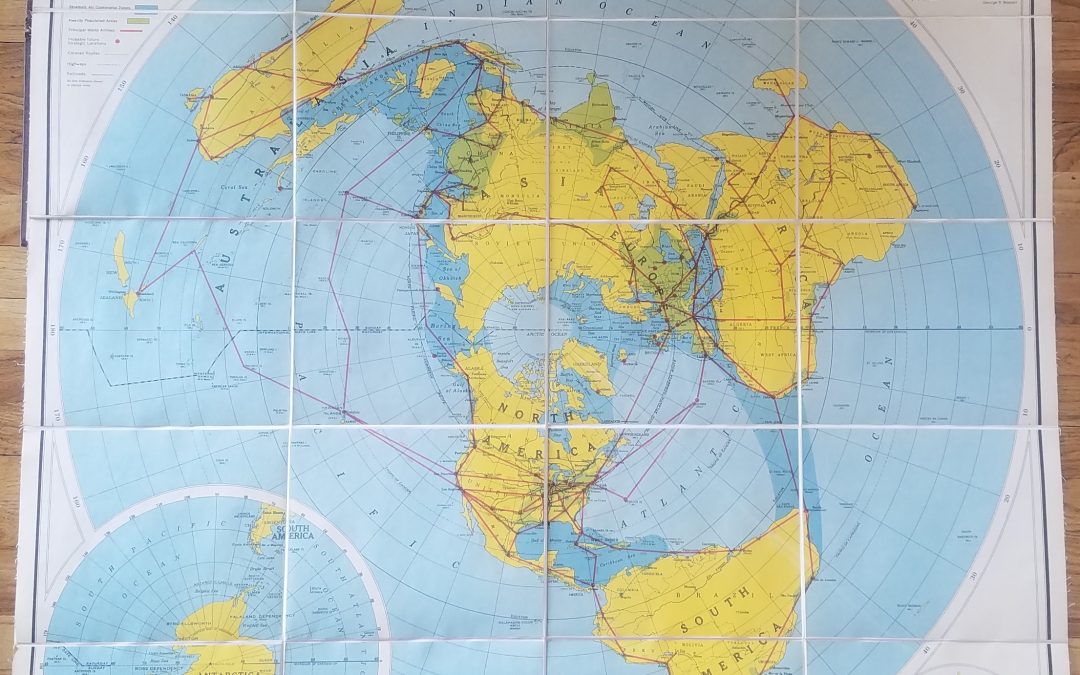 Rand McNally World Map for the Air Age