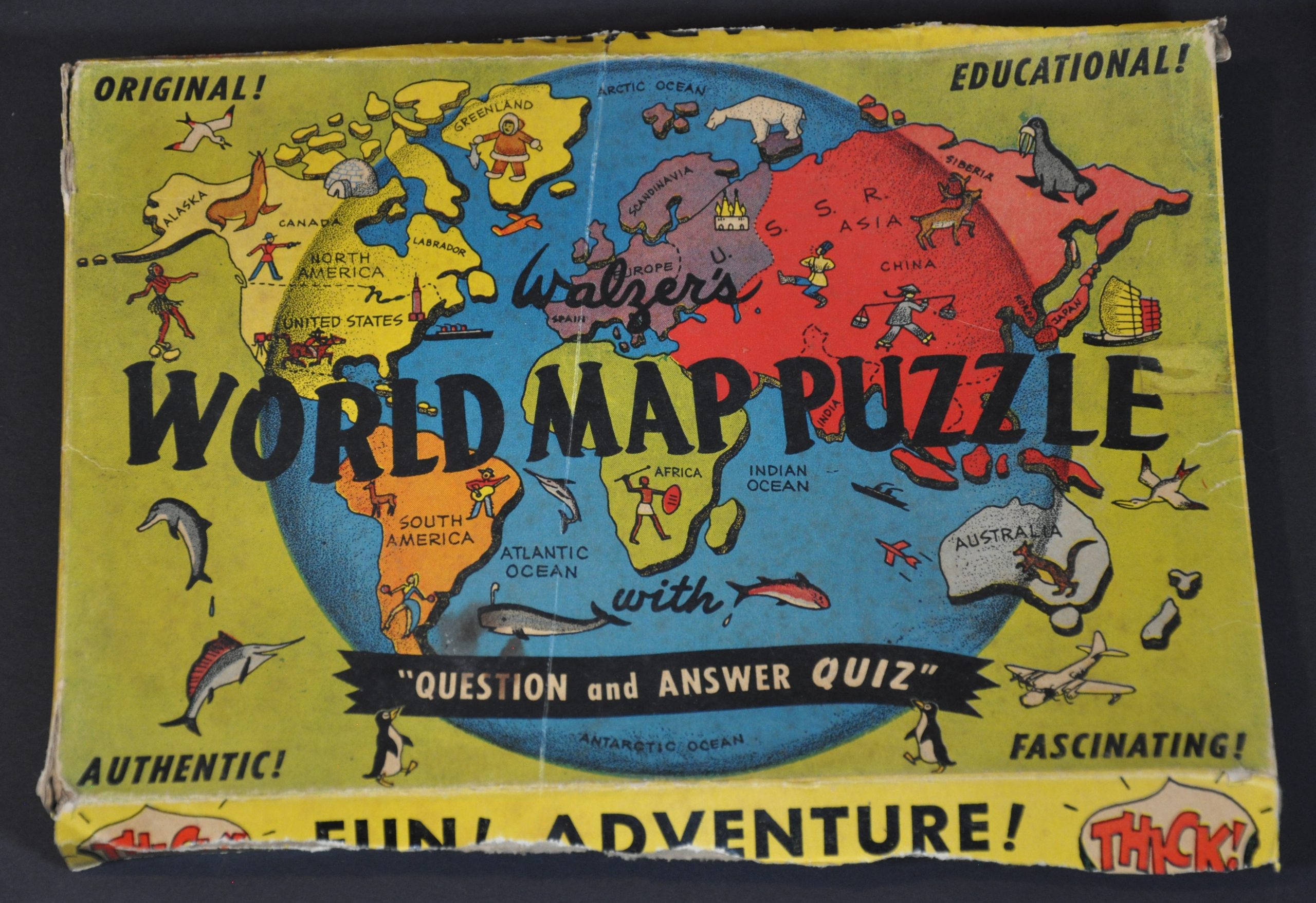 Walzer's World Map Puzzle