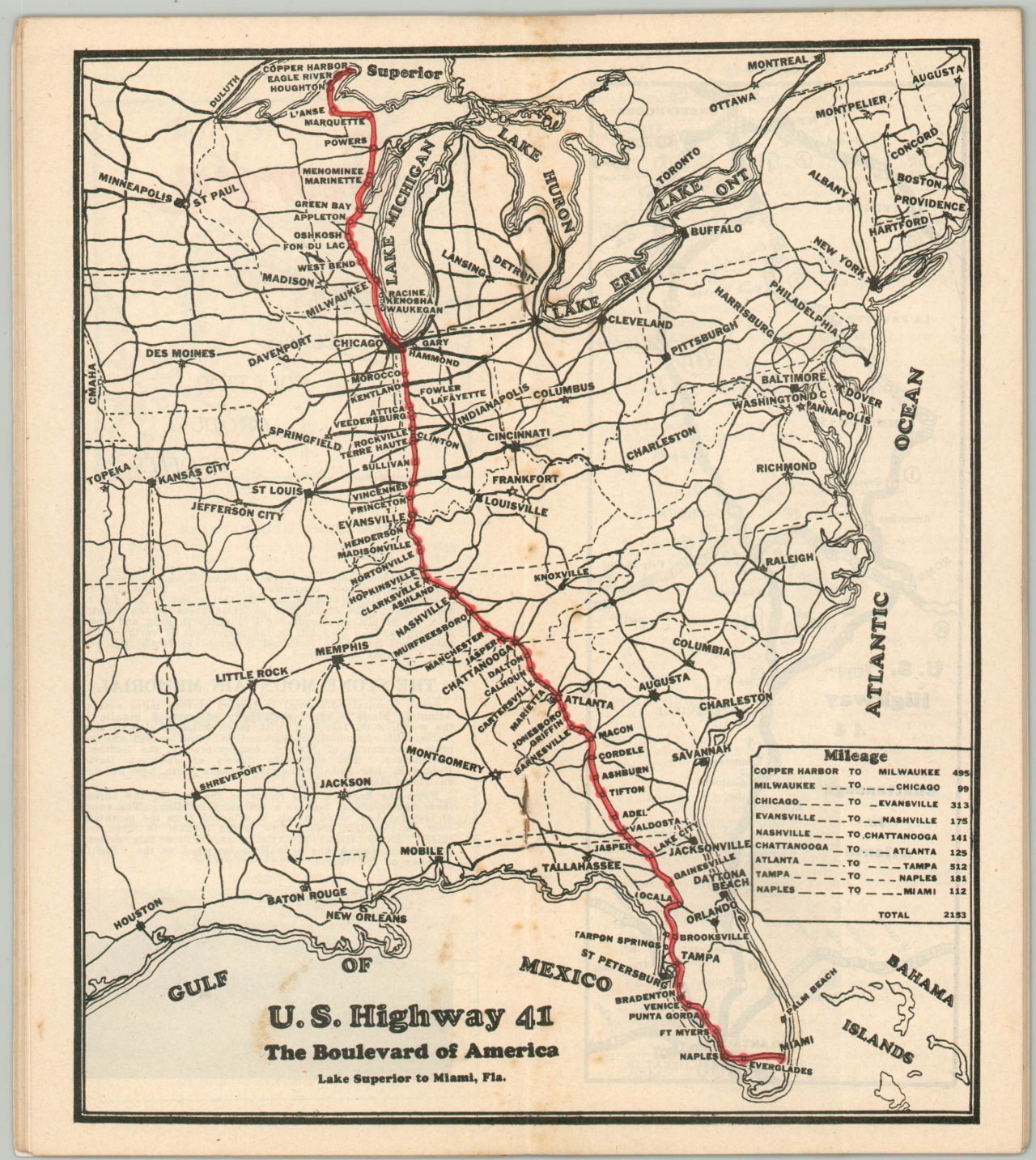 U S Highway 41 Log Map Guide Curtis Wright Maps   Kronenberg 300dpi 8.27x9.27 Hinze Store 007 1 1280x1433 