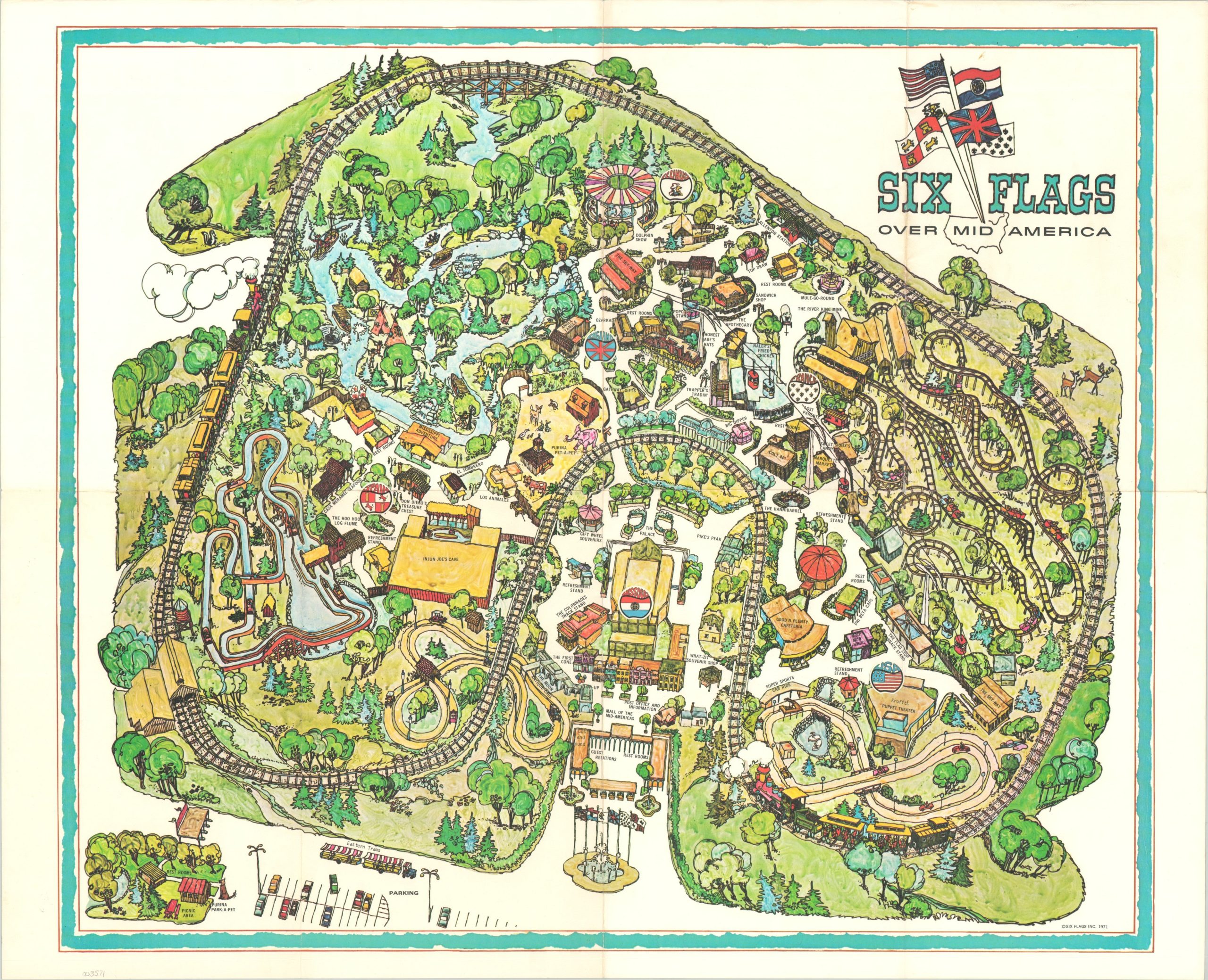 Six Flags Over Mid-America | Curtis Wright Maps