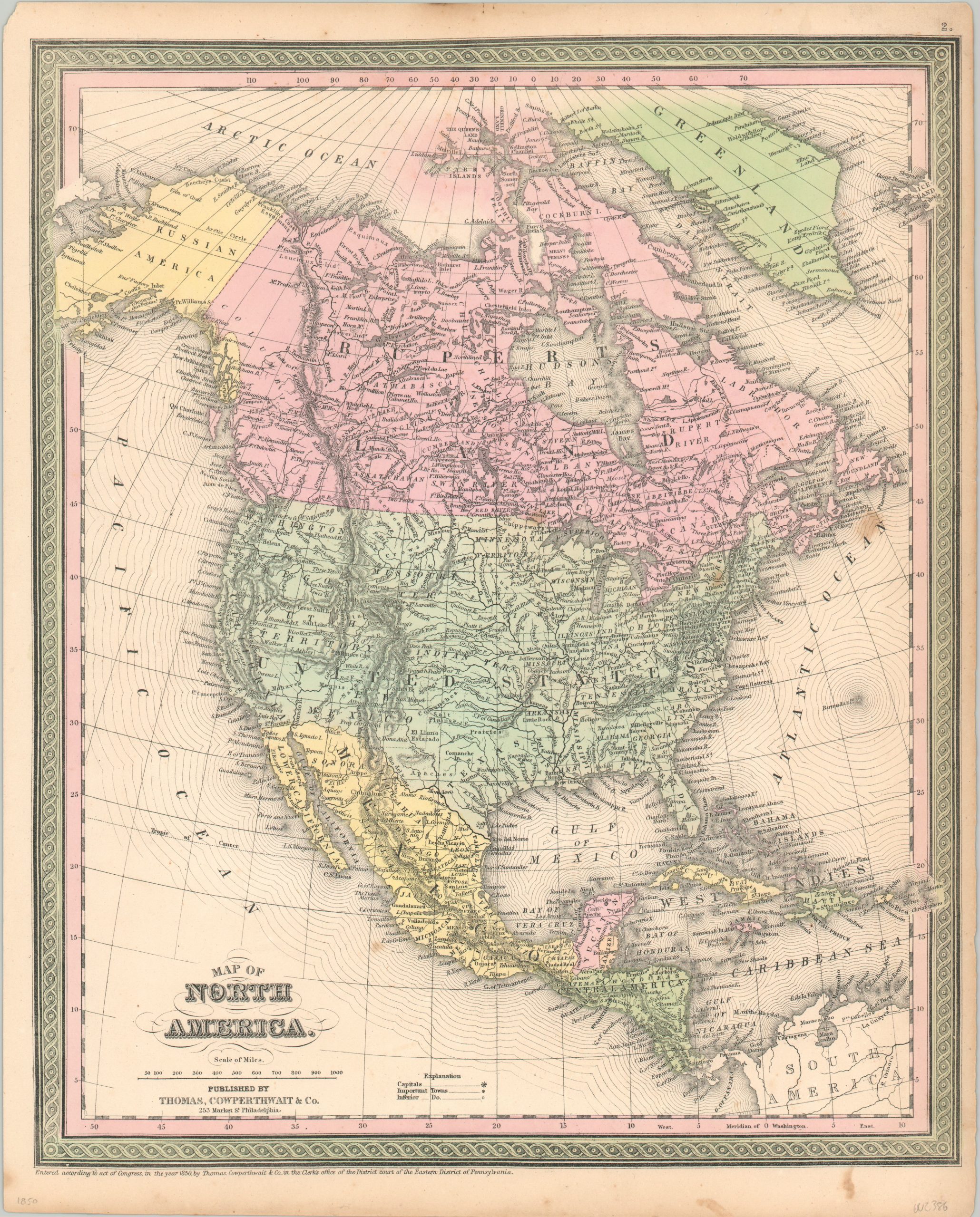 Map of North America | Curtis Wright Maps