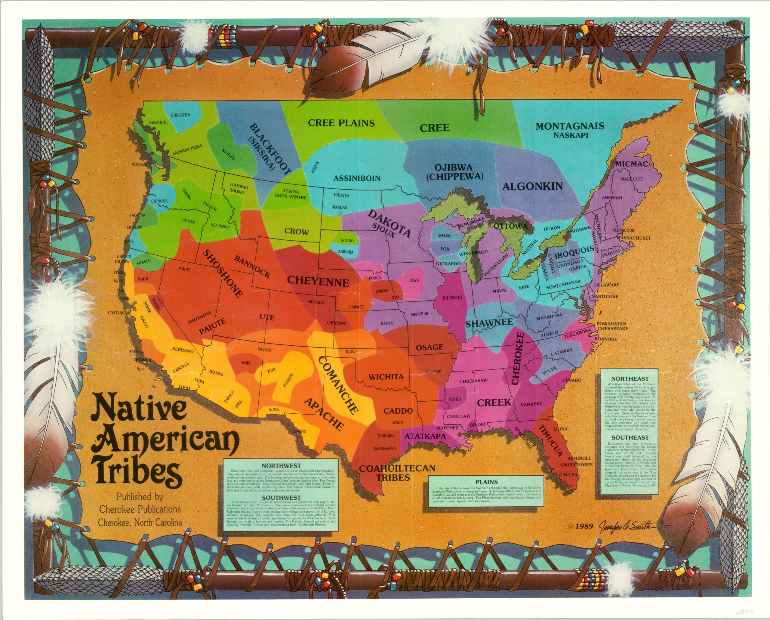 Native American Tribes – Curtis Wright Maps