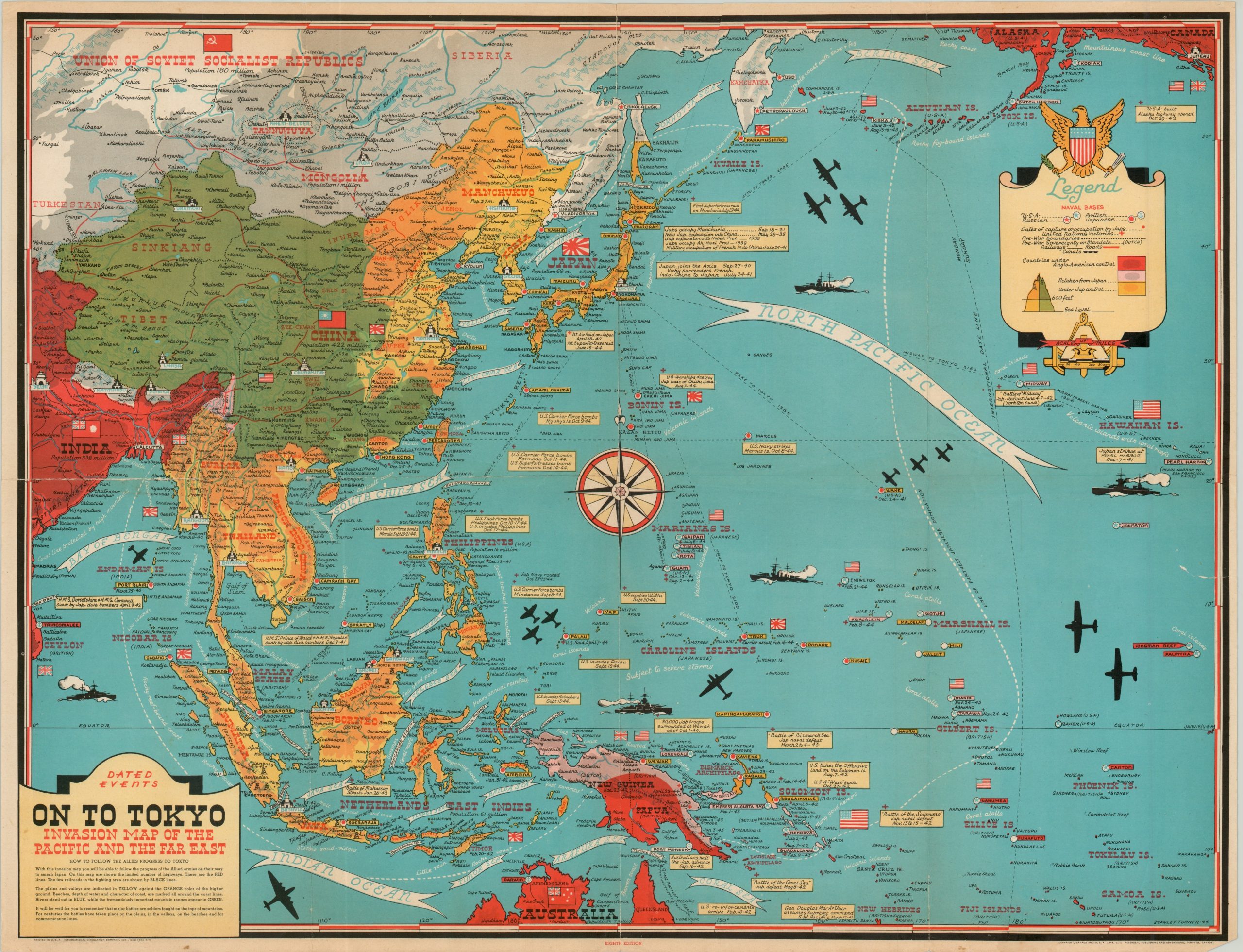 Действия на тихом океане. Тихоокеанский театр военных действий второй мировой. Тихоокеанский театр военных действий второй мировой войны карта.