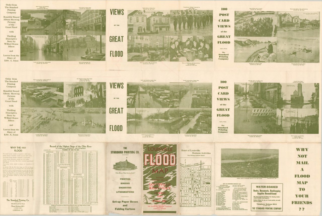 Flood Map of Louisville, Kentucky | Curtis Wright Maps