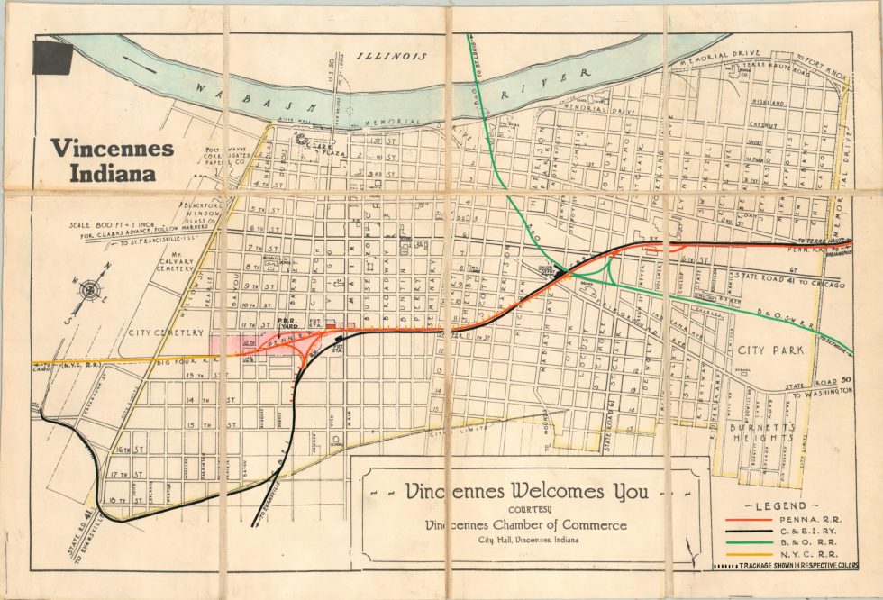 Vincennes, Indiana – Curtis Wright Maps