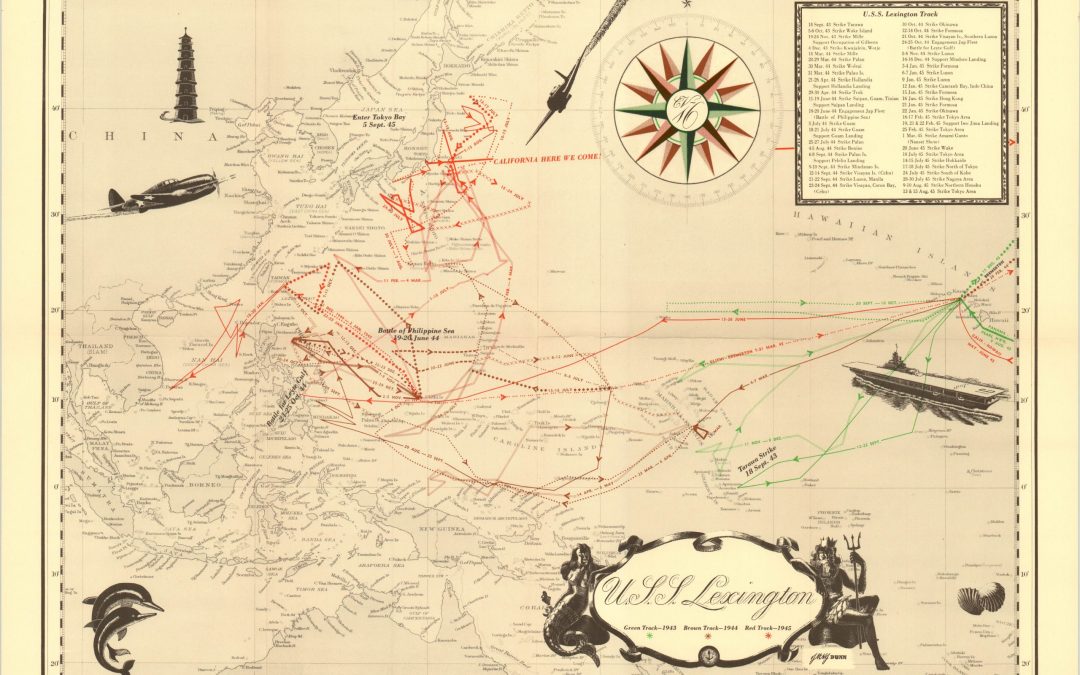 The Tracks of the U.S.S. Lexington
