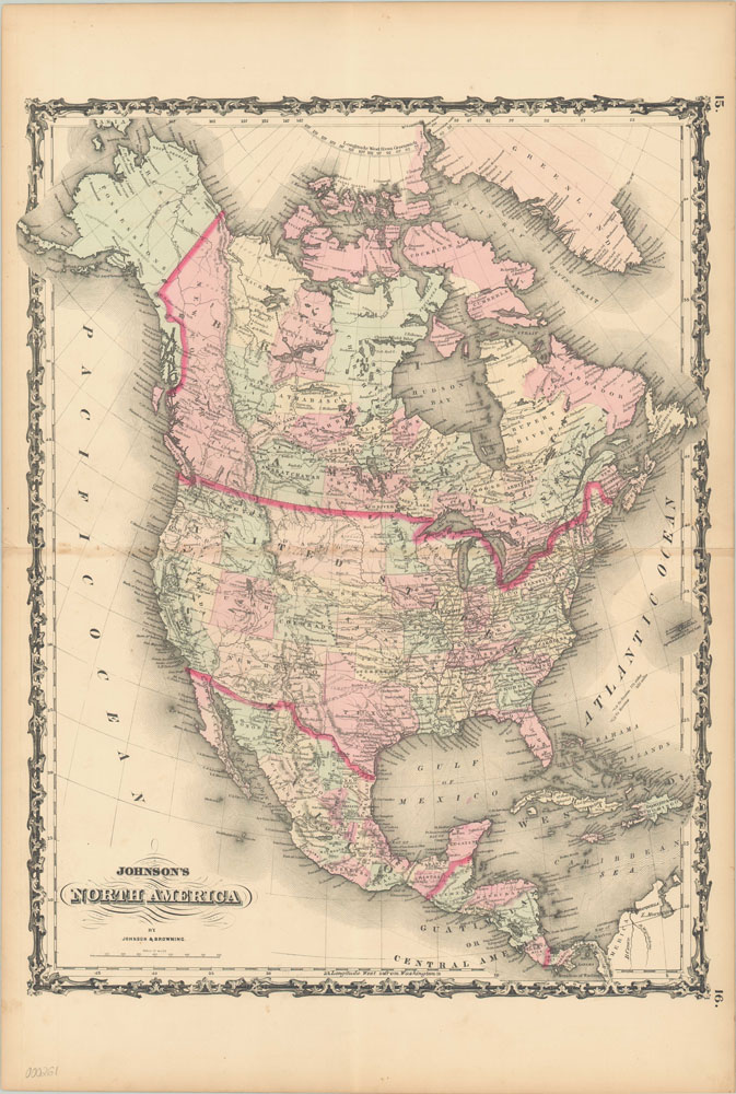 Johnson’s North America – Curtis Wright Maps