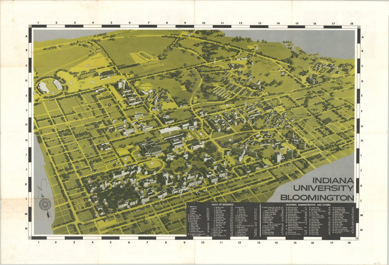 Indiana University Bloomington | Curtis Wright Maps