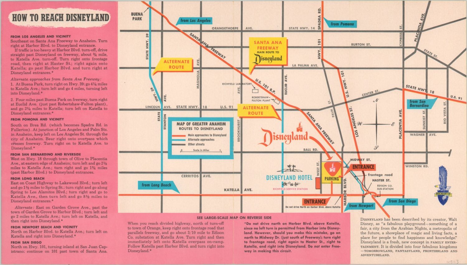 OFFICIAL ROAD MAP TO DISNEYLAND