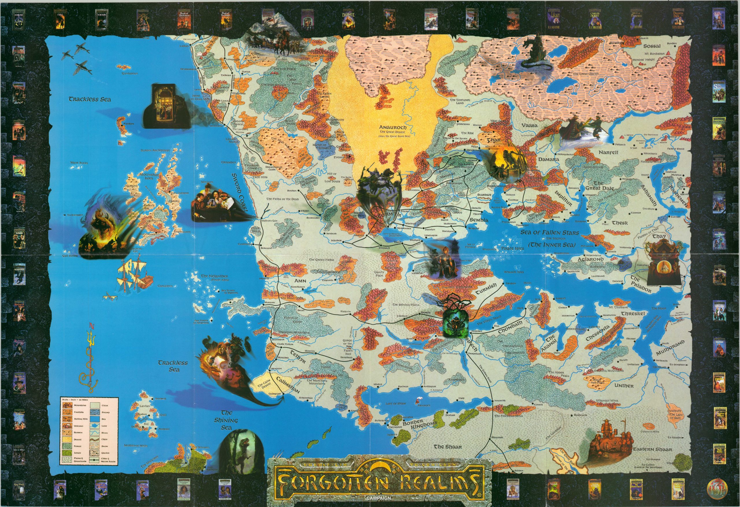 The Forgotten Realms Curtis Wright Maps 